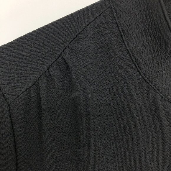 Le Chateau Black  V-Neck Shift mini Dress Chest Pocket NWT women’s Small LBD - Picture 12 of 14